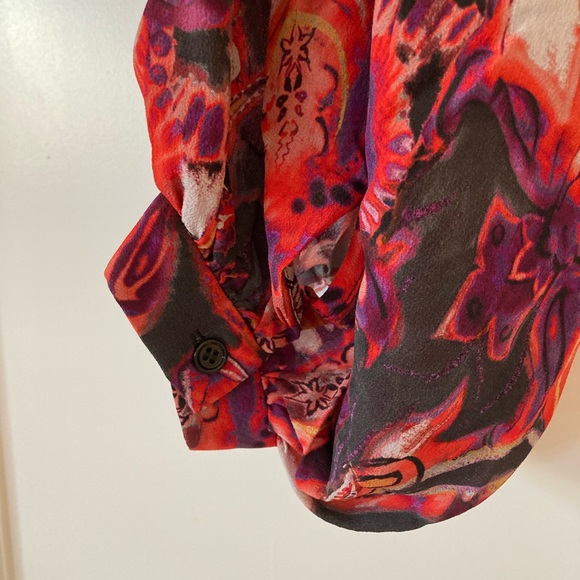 IRO stunning paisley “DENA” blouse NWT - Picture 4 of 10